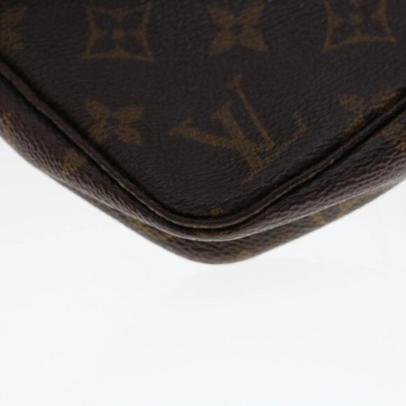 LOUIS VUITTON Monogram Pochette Accessoires Pouch M51980 LV Auth ar9825 - Picture 4 of 16
